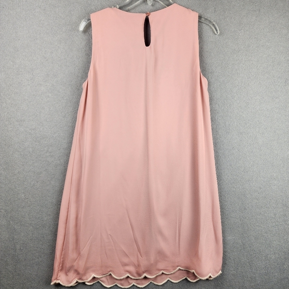 NWT Lily Rose Pink Sleeveless Mini Dress w/ Necklace Size Small - Picture 4 of 10